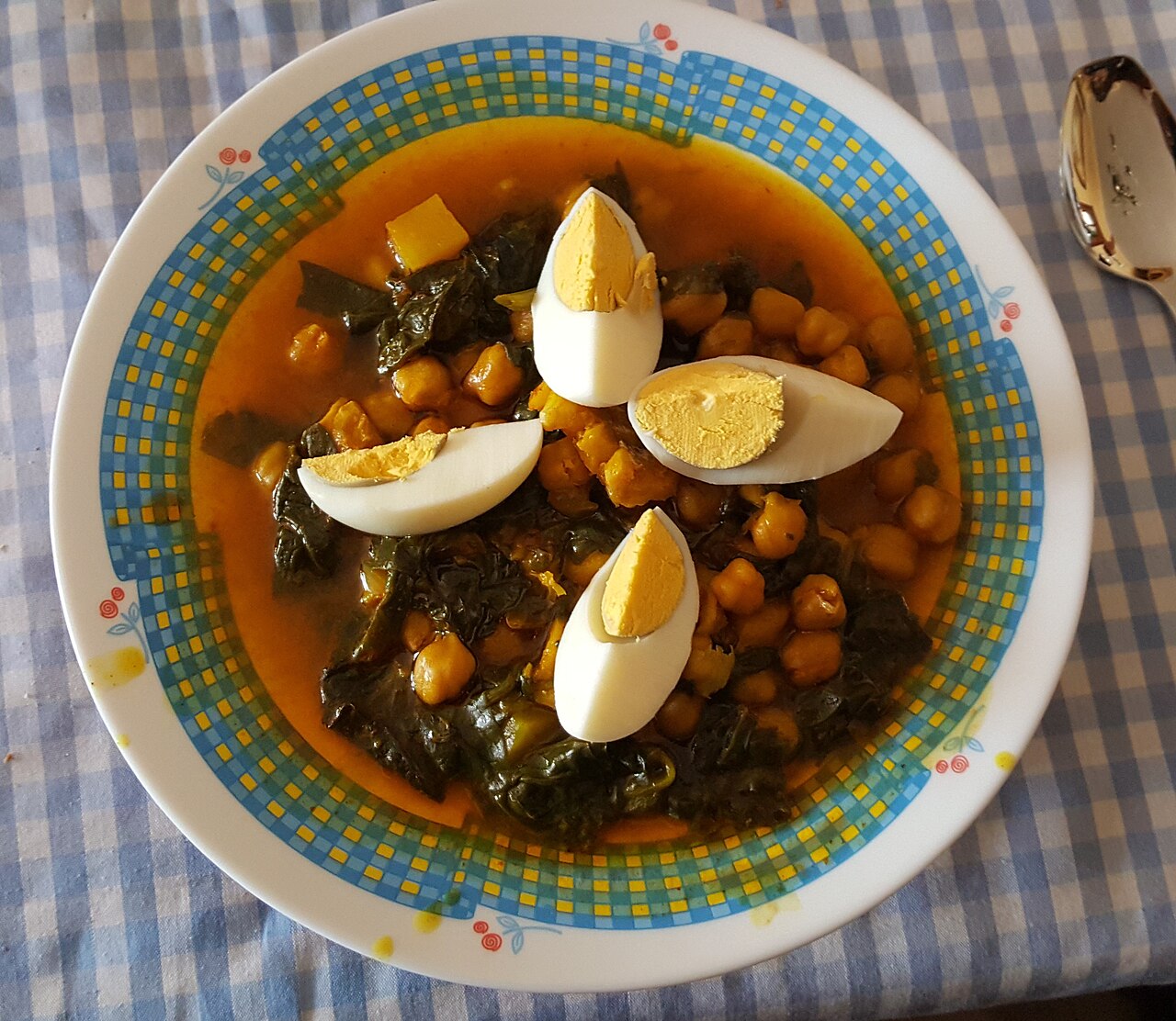 Espinacas con Garbanzos