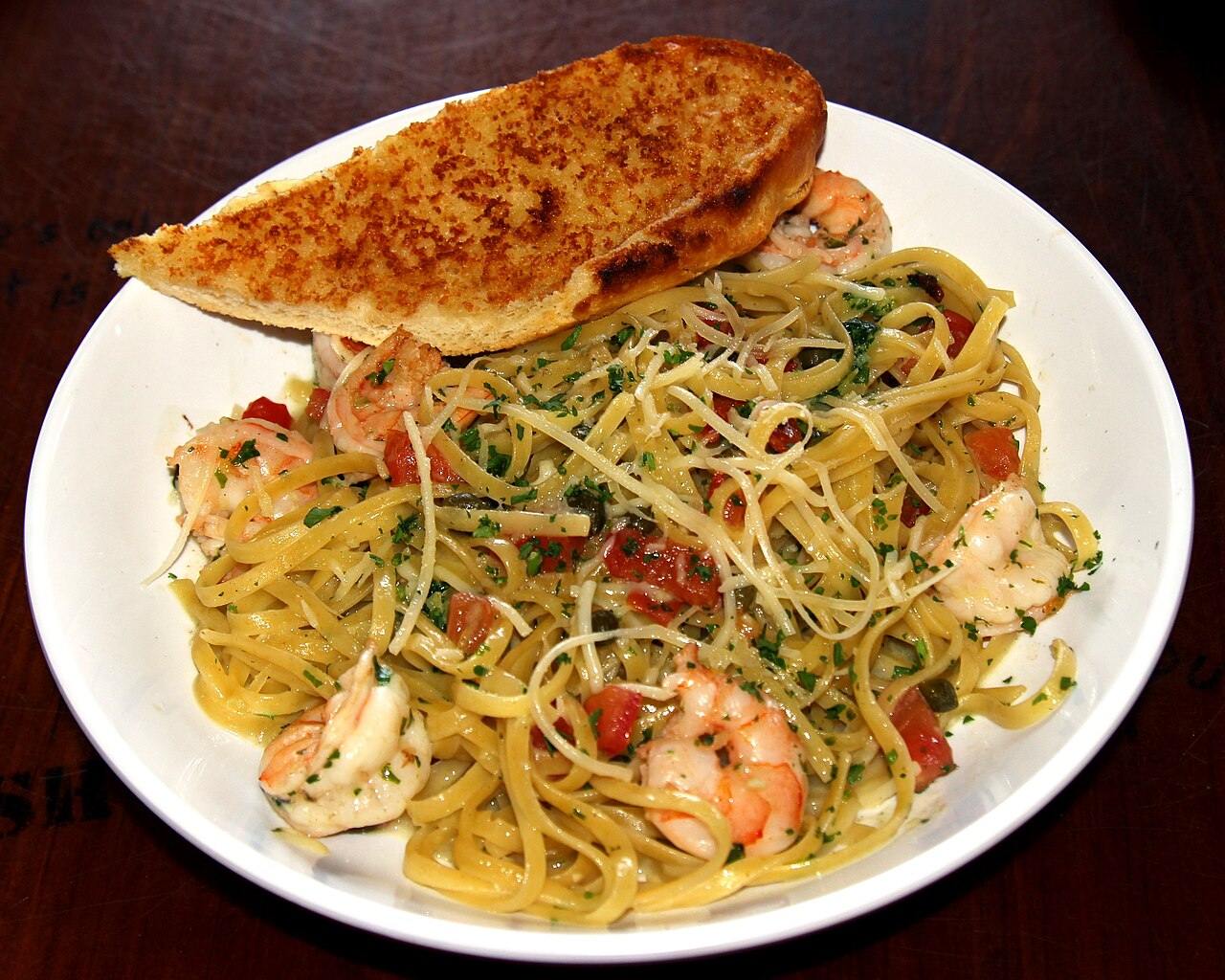 Shrimp Scampi Linguine