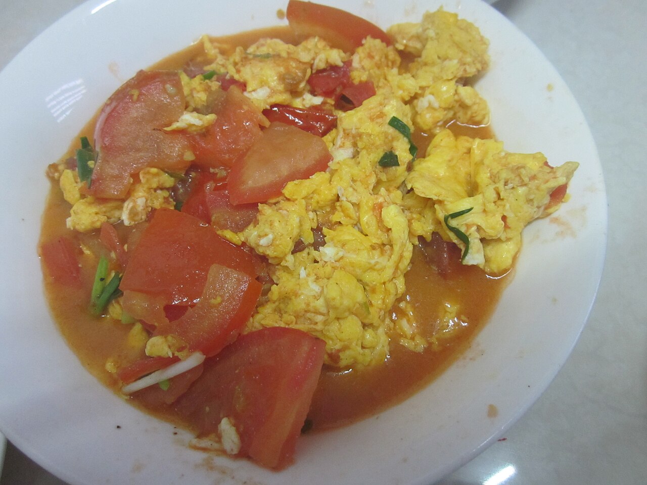 Tomato and Egg Stir-Fry